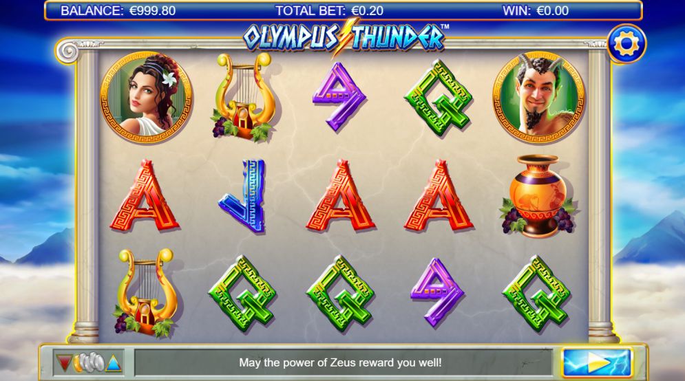 «Olympus Thunder» — игровые автоматы Вулкан Делюкс от NYX Interactive